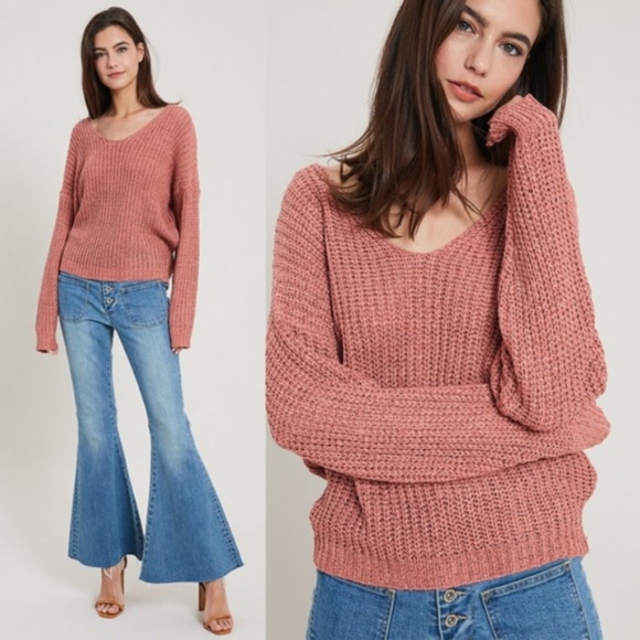 023 Cozy off shoulder Oversized Sweater Top - Picture 5 of 7